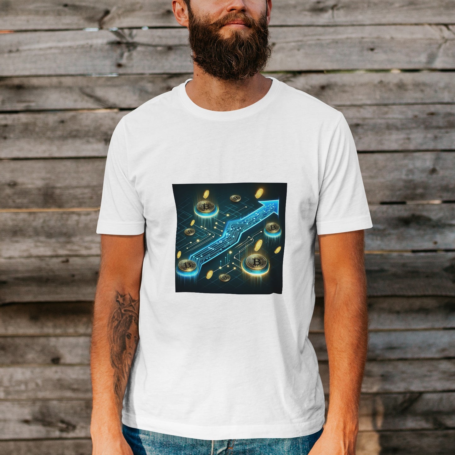 Unisex Short Sleeve Crew Neck Cotton Jersey T-Shirt