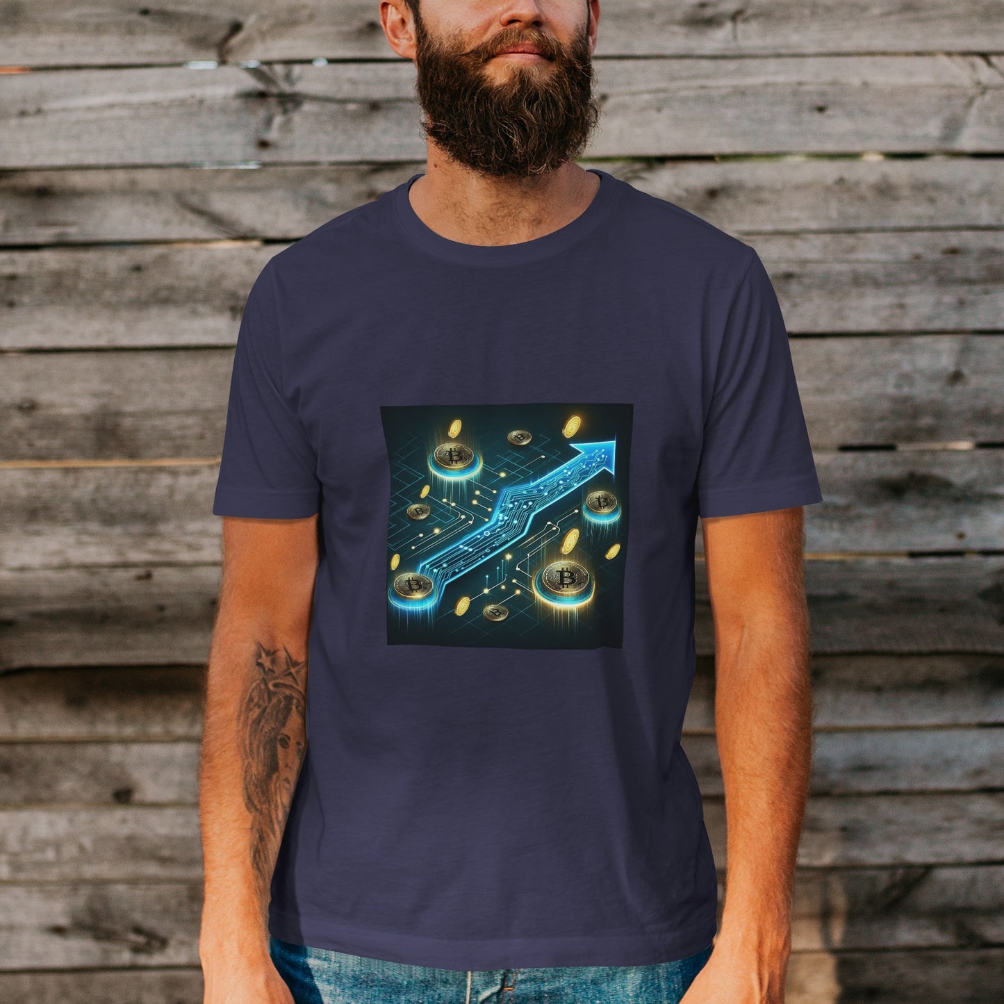 Unisex Short Sleeve Crew Neck Cotton Jersey T-Shirt