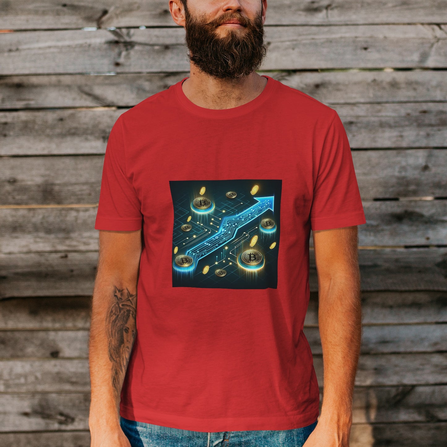 Unisex Short Sleeve Crew Neck Cotton Jersey T-Shirt