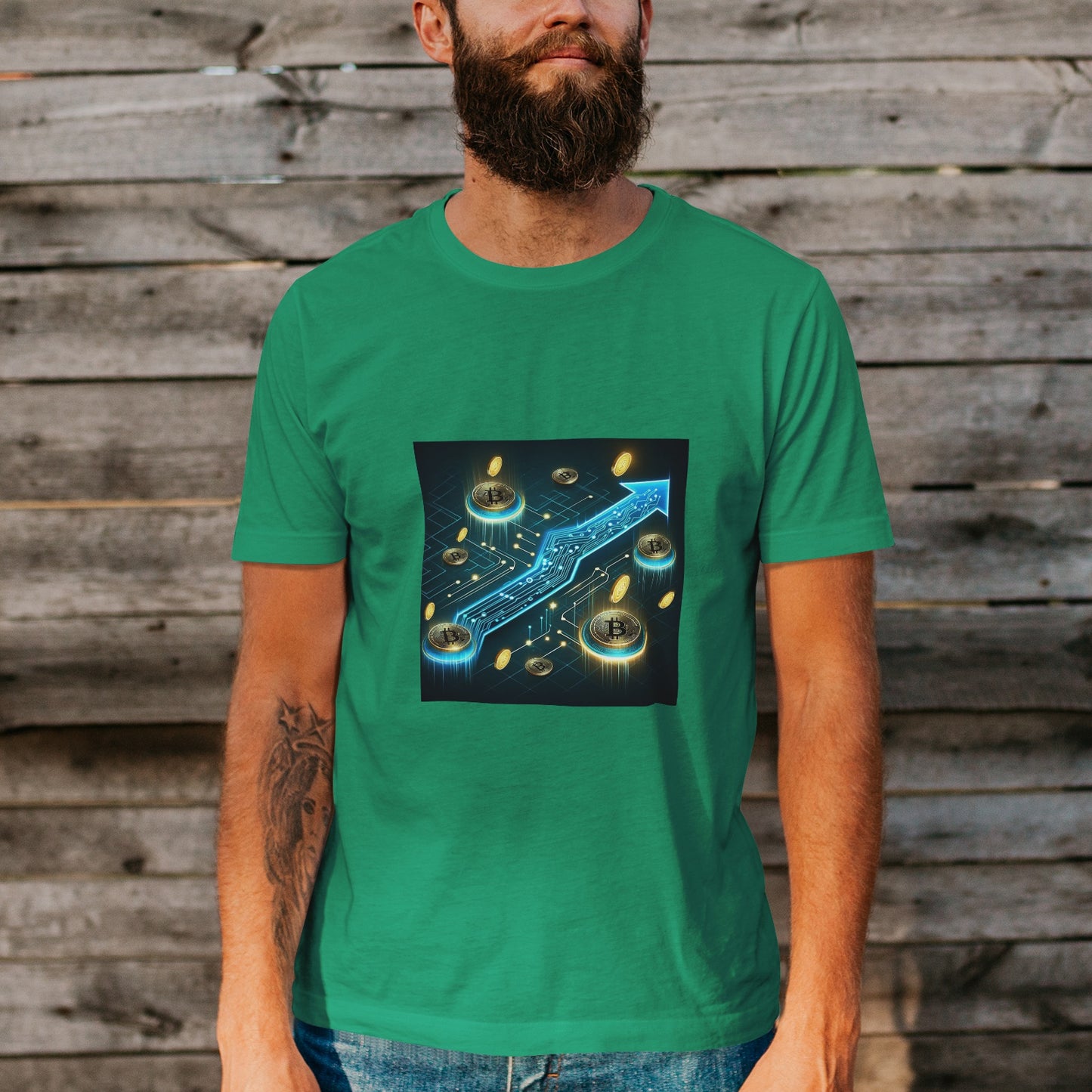 Unisex Short Sleeve Crew Neck Cotton Jersey T-Shirt