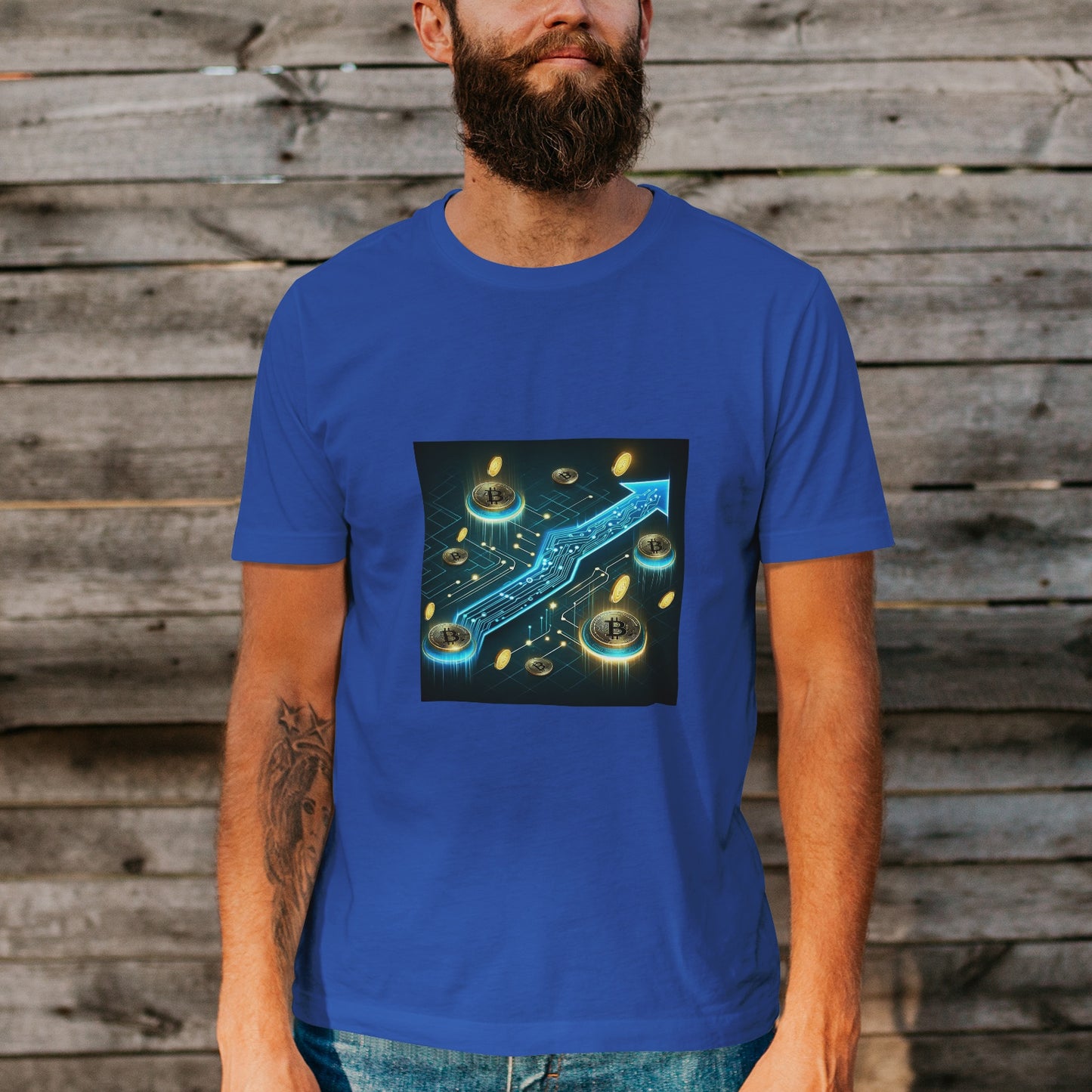 Unisex Short Sleeve Crew Neck Cotton Jersey T-Shirt