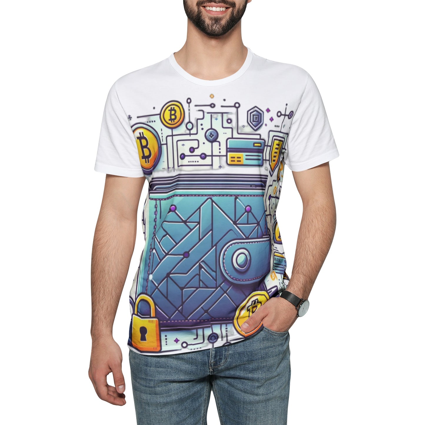 Unisex All-Over Print Cotton T-shirts