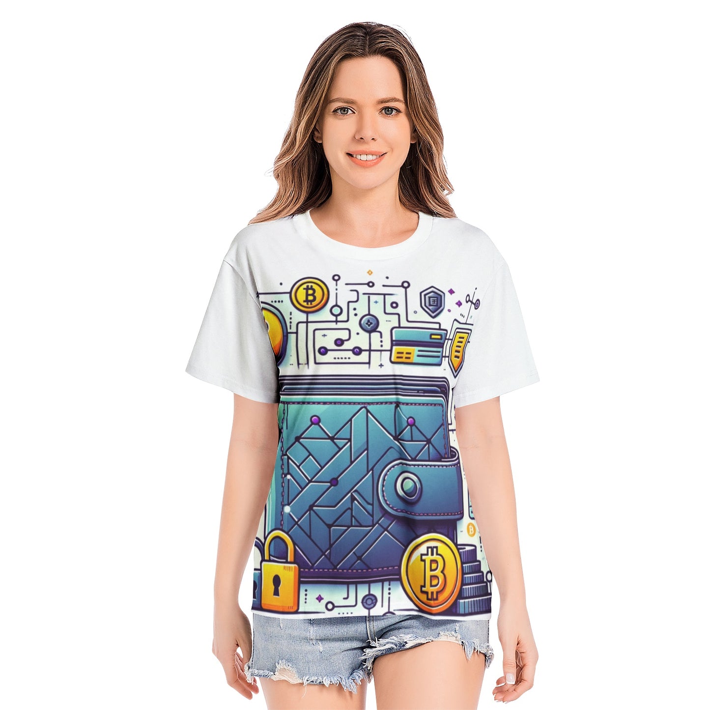 Unisex All-Over Print Cotton T-shirts