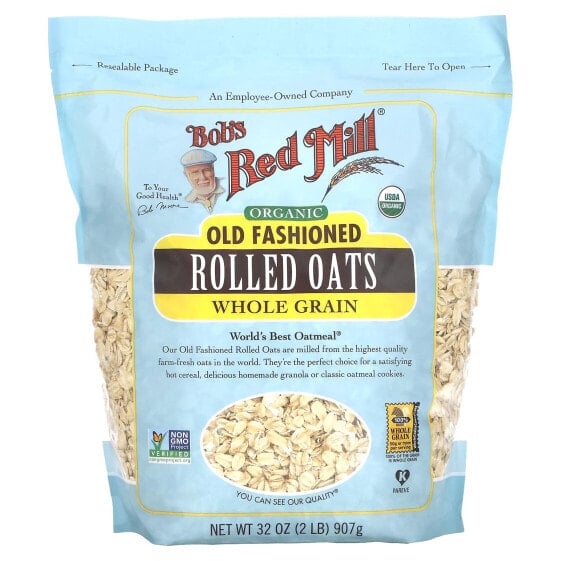 Organic Old Fashioned Rolled Oats, Whole Grain, 32 oz (907 g)