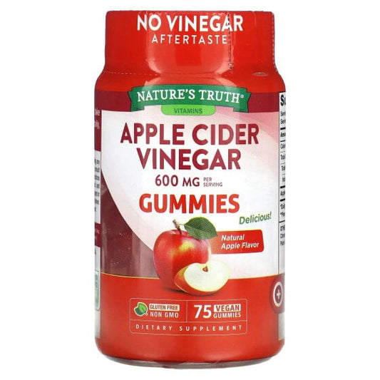 Nature's Truth Apple Cider Vinegar Gummies Bottle - Front View