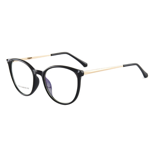Chic European Cat Eye Anti-Blue Glasses with Durable TR Frame
