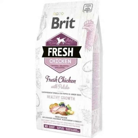 Brit Puppy Healthy Growth Chicken Dry Dog Food 2.5 kg - Perfect for Growing Puppies | Available on mlnk.store"