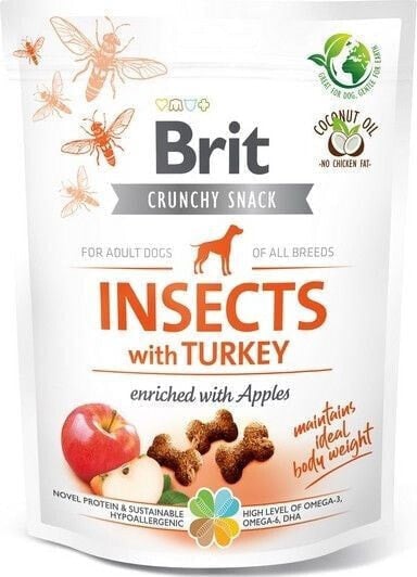 Brit Care Dog Insect and Turkey Healthy Snack - 200g Pack