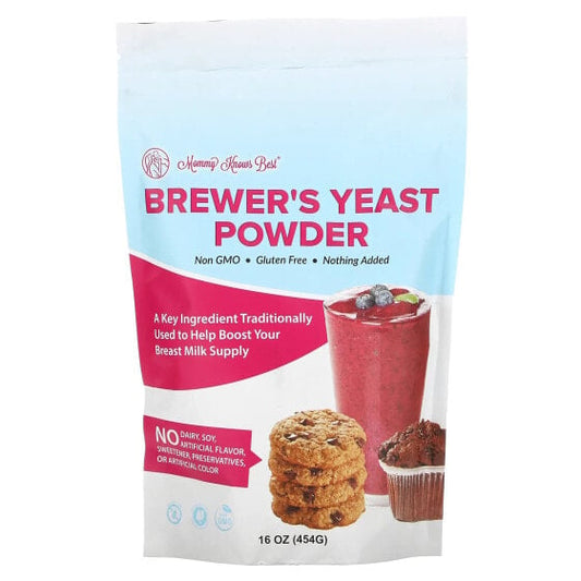 Provide descriptive alt text for images. Include terms like "brewer's yeast powder," "16 oz," and any other relevant descriptors.