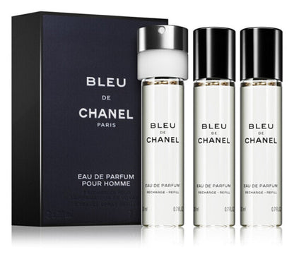 "Bleu Eau de Parfum Spray in refillable bottles