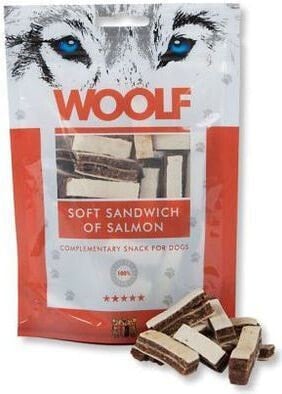 Brit Woolf 100g Soft Sandwich with Salmon - Premium Dog Snack