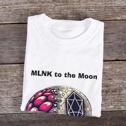 Men's Premium Cotton Aldut T-Shirt | EOS & MLNK Crypto Print