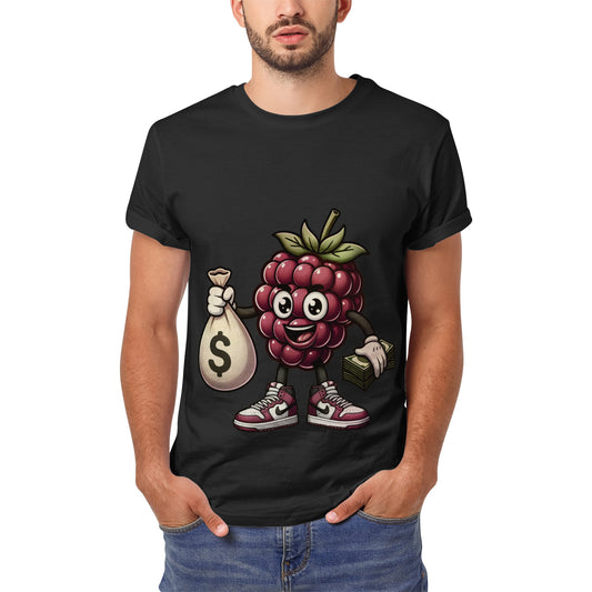 Men's Pima Cotton Jersey Crypto MLNK Print T-Shirt | Blockchain Fashion