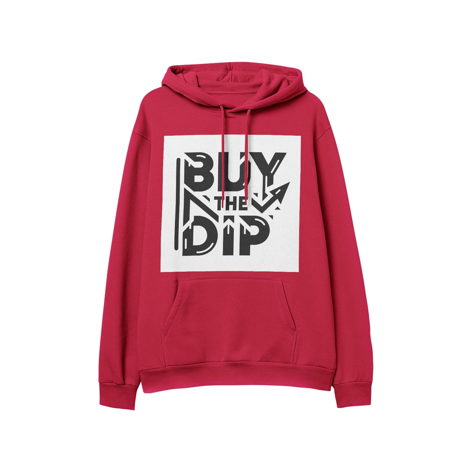 Men's Soft Cotton Hoodie with Buy The Dip Design